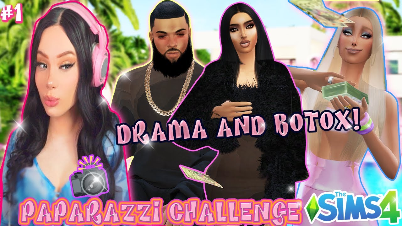 EXPOSING CELEBRITIES IN THE SIMS 4! | Paparazzi Challenge #1