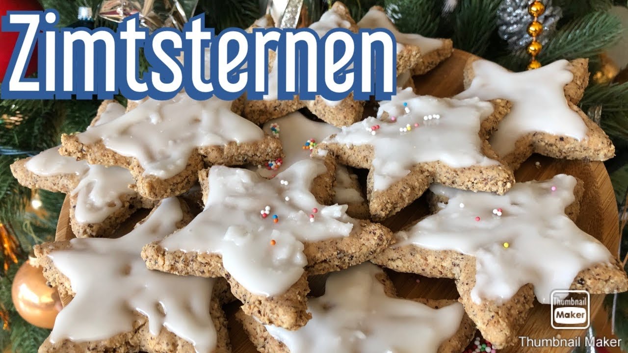 Zimtstern Pl&auml;tzchen / Cinnamon Star Cookies / Christmas Cookies/ Weihnachtsgeb&auml;ck