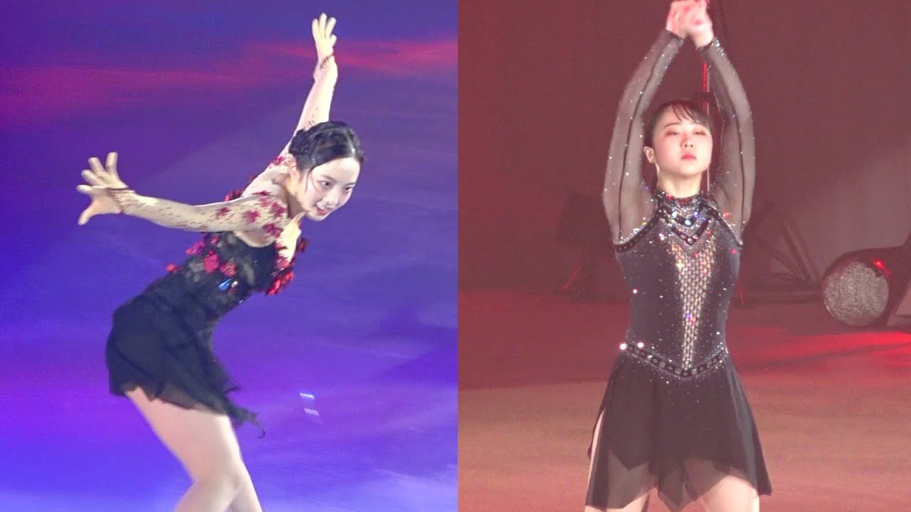 本田真凜＆望結姉妹、色気たっぷり妖艶な演技でファンを魅了　華麗なステップ＆高速スピンを披露　『プリンスアイスワールド2022-2023 東京公演』