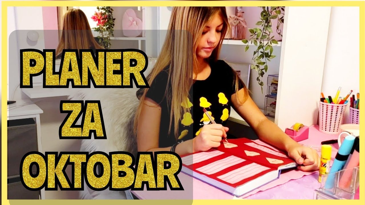Stranice planera za oktobar -bullet journal