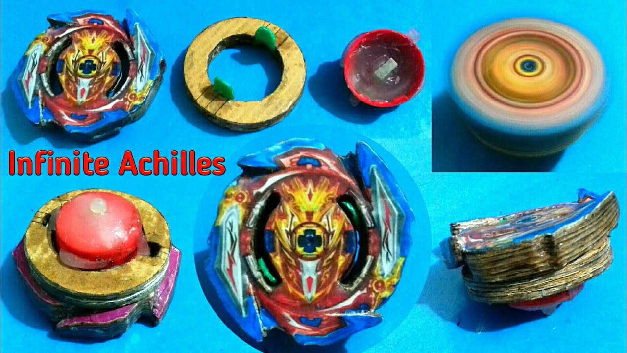 How to make Infinite Achilles Beyblade | With Cardboards