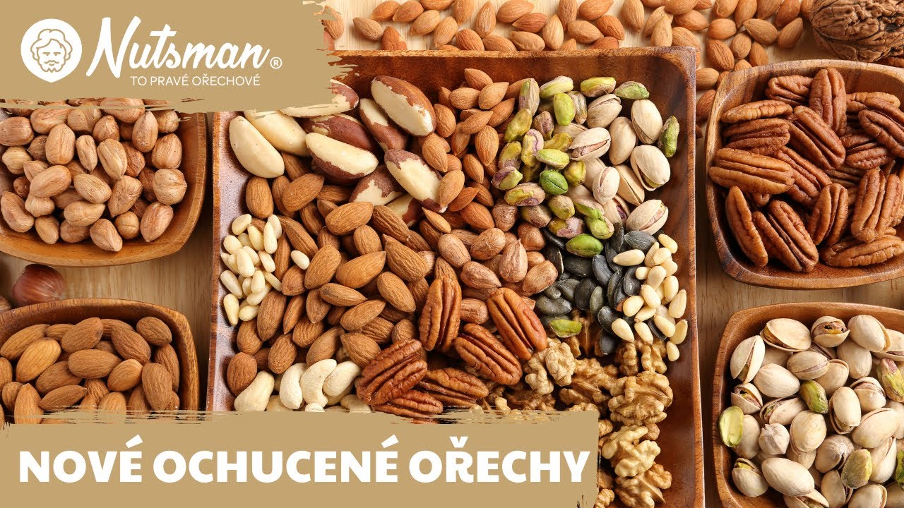 Nov&eacute; ochucen&eacute; ořechy Nutsman