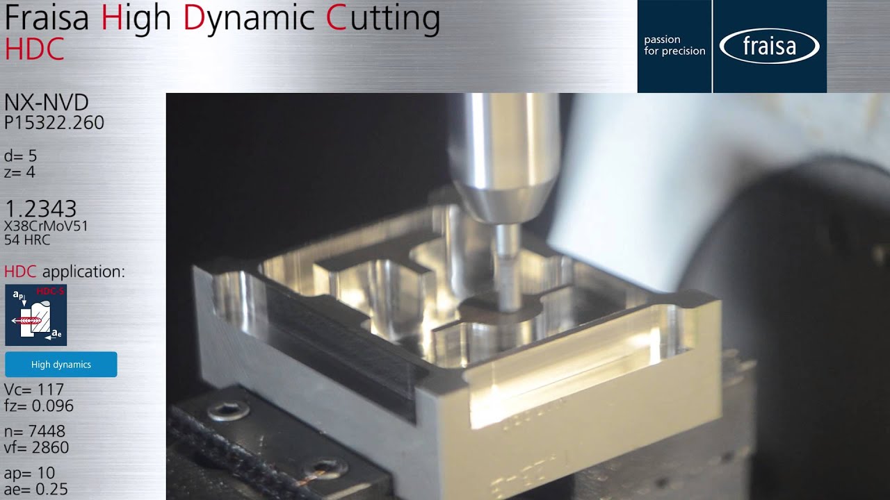 Fraisa ToolSchool HDC-S in hardened steel
