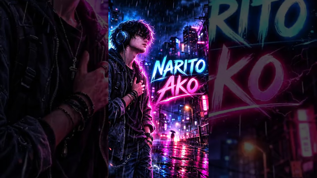 Narito Ako &ndash; Ariel Rivera (Rock Cover) | Neon Static AI #shorts #rockcover #neonstaticai