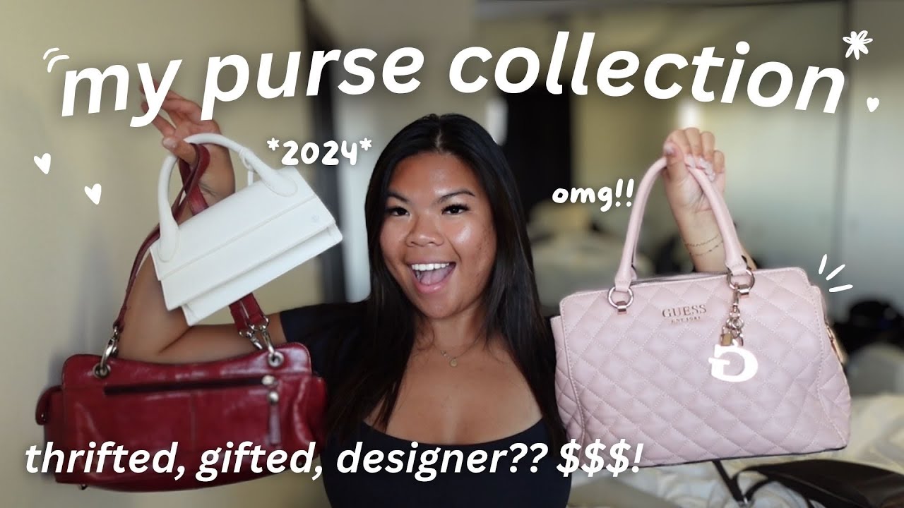 MY PURSE COLLECTION 2024… thrifted bags, gifted, designer??! $$$💗✨👛