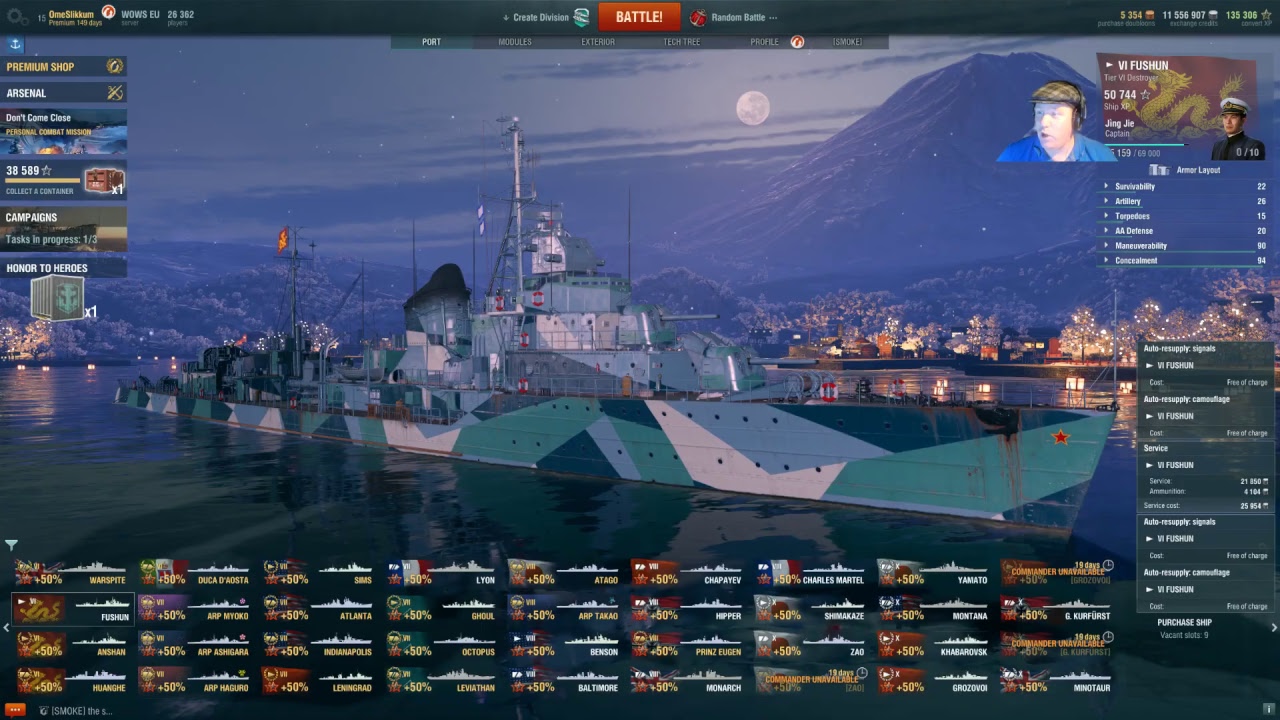 Let's stream again - World of Warships - Destroyer time