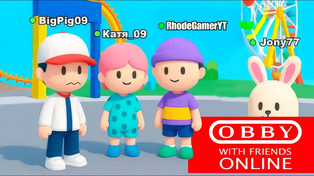 Obby With Friends Online Gameplay | Funny Parkour & Epic Fai