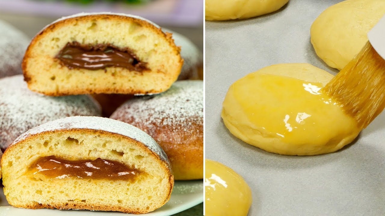 Bolitas rellenos de nutella e mermelada&minus; esponjosos e irresistibles! | Gustoso. TV
