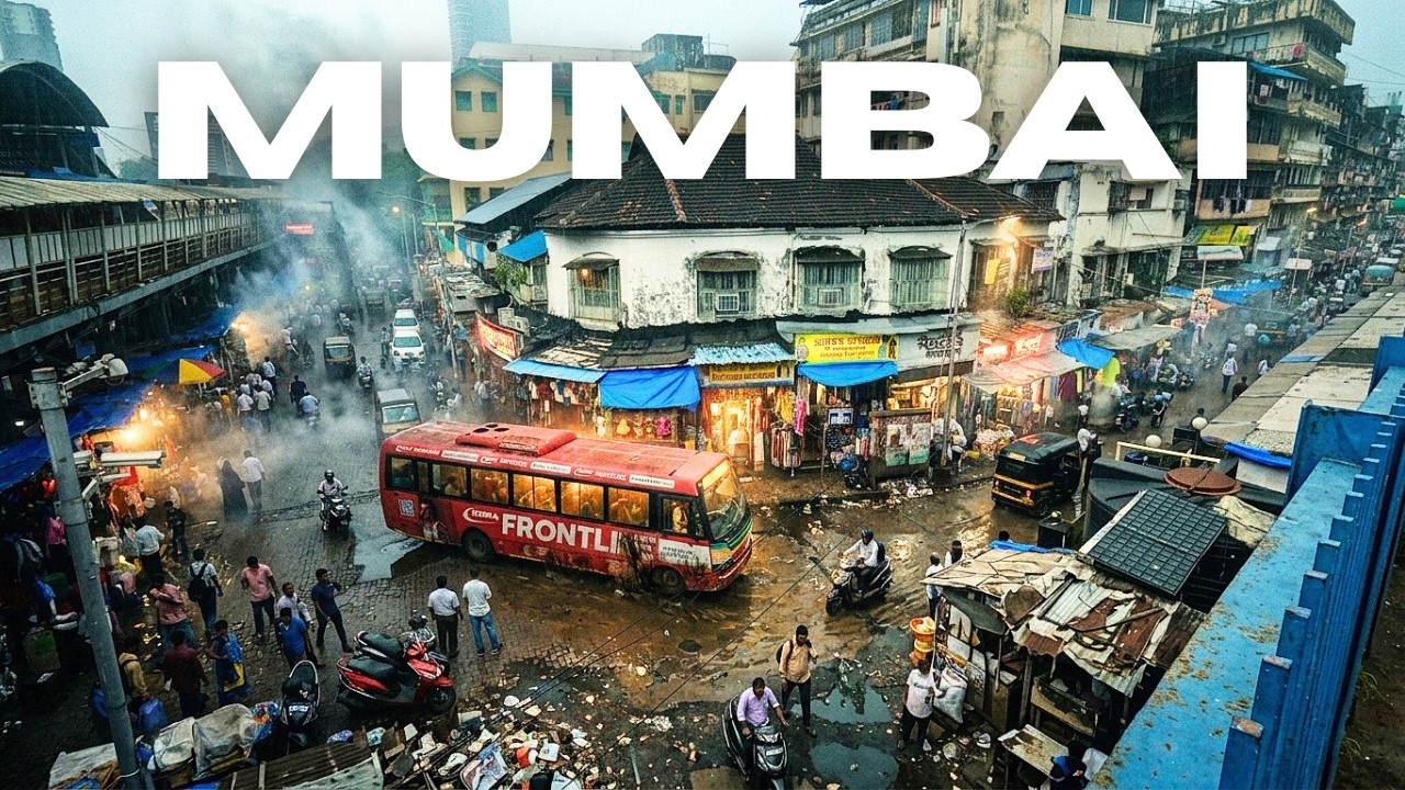 HALF OF THE POPULATION LIVES IN SLUMS | Everyday life in Mumbai | India WalkingTour 4K