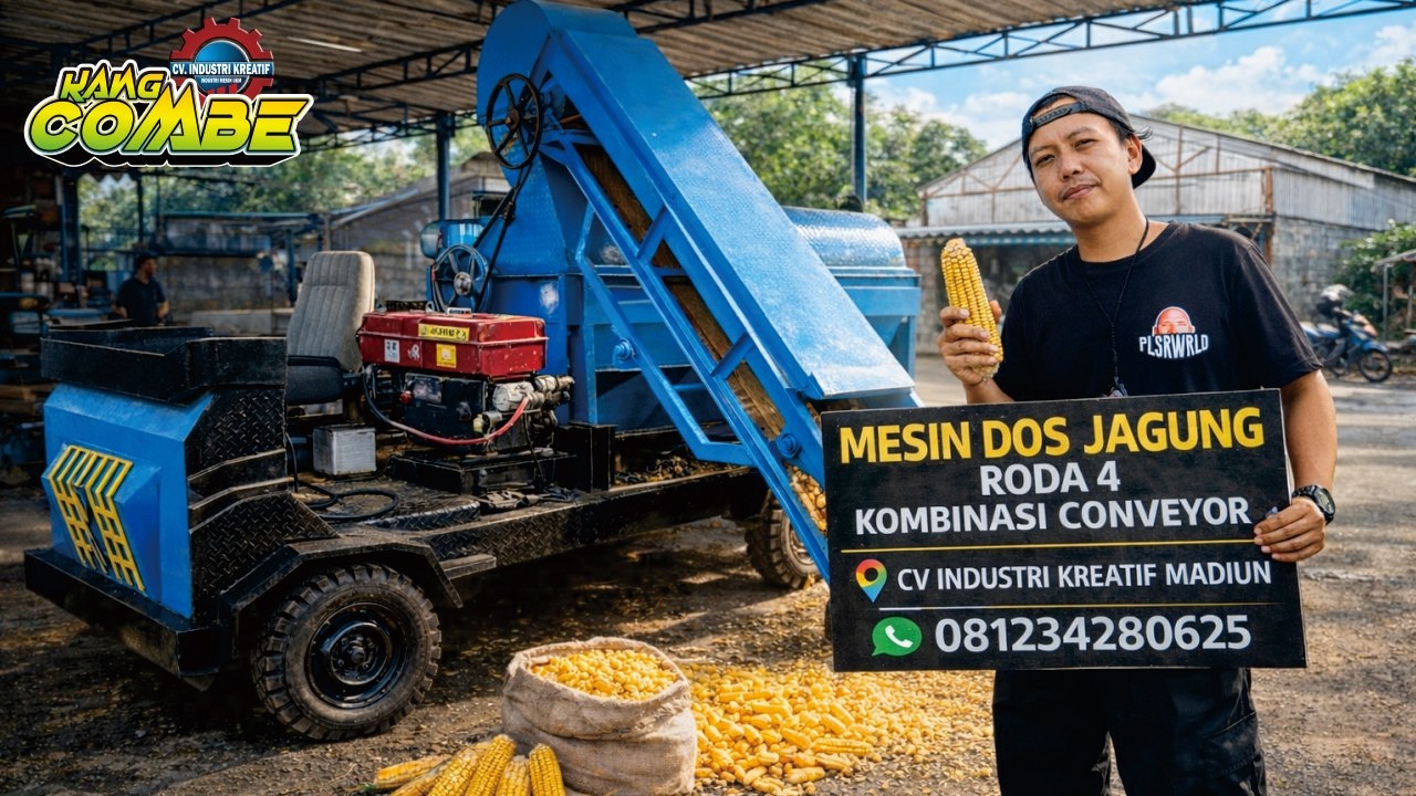REKOMENDASI USAHA JASA DI DESA | DOS JAGUNG KONVEYOR 6 TON/JAM 081234280625