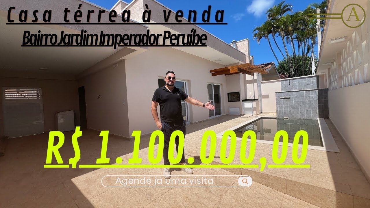 CASA TÉRREA A VENDA (REFORMADA) MOBILIADA SUÍTES PISCINA CHURRASQUEIRA 200M DA PRAIA EM PERUÍBE 