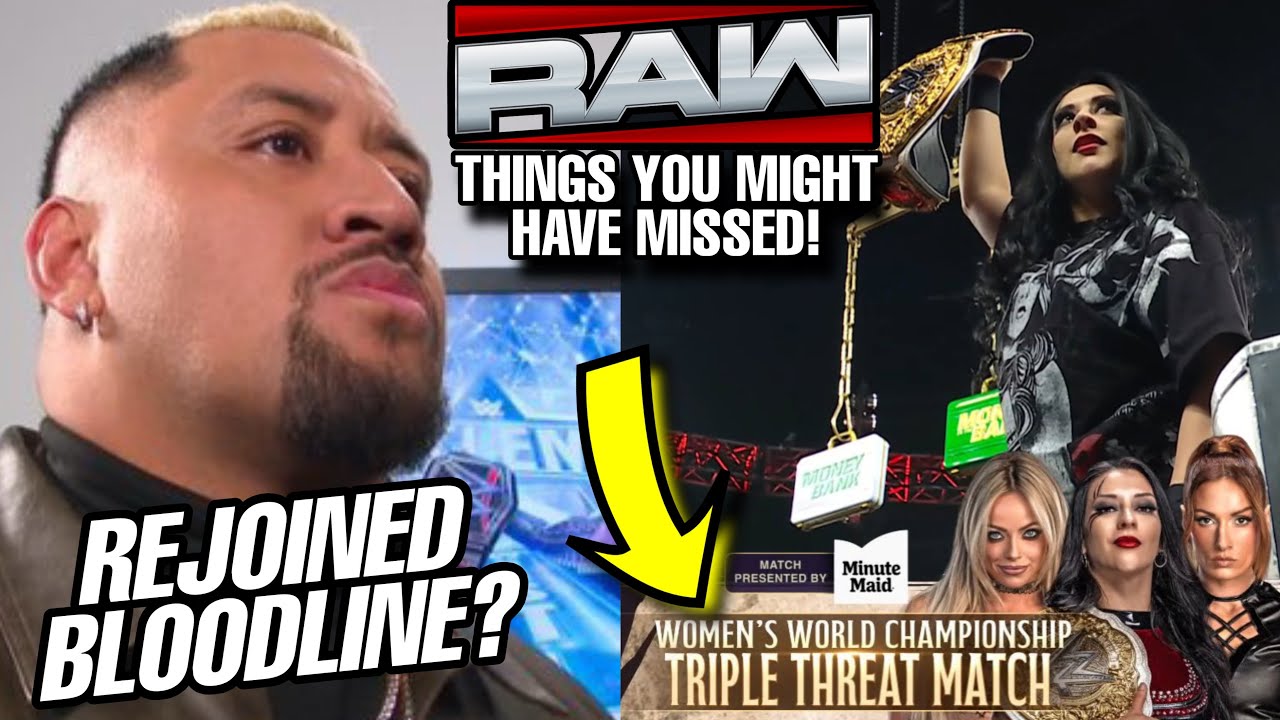 СОЛО СИКОА ВЕРНУЛСЯ В BLOODLINE? ПЛАН 946 НА ГЛАВНЫЙ ПРИЗ? WWE RAW
