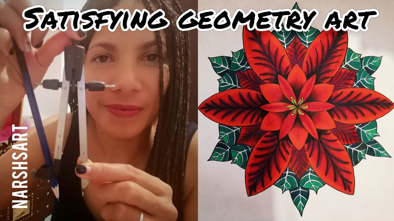 Create satisfying geometry art #relaxingart #geometry