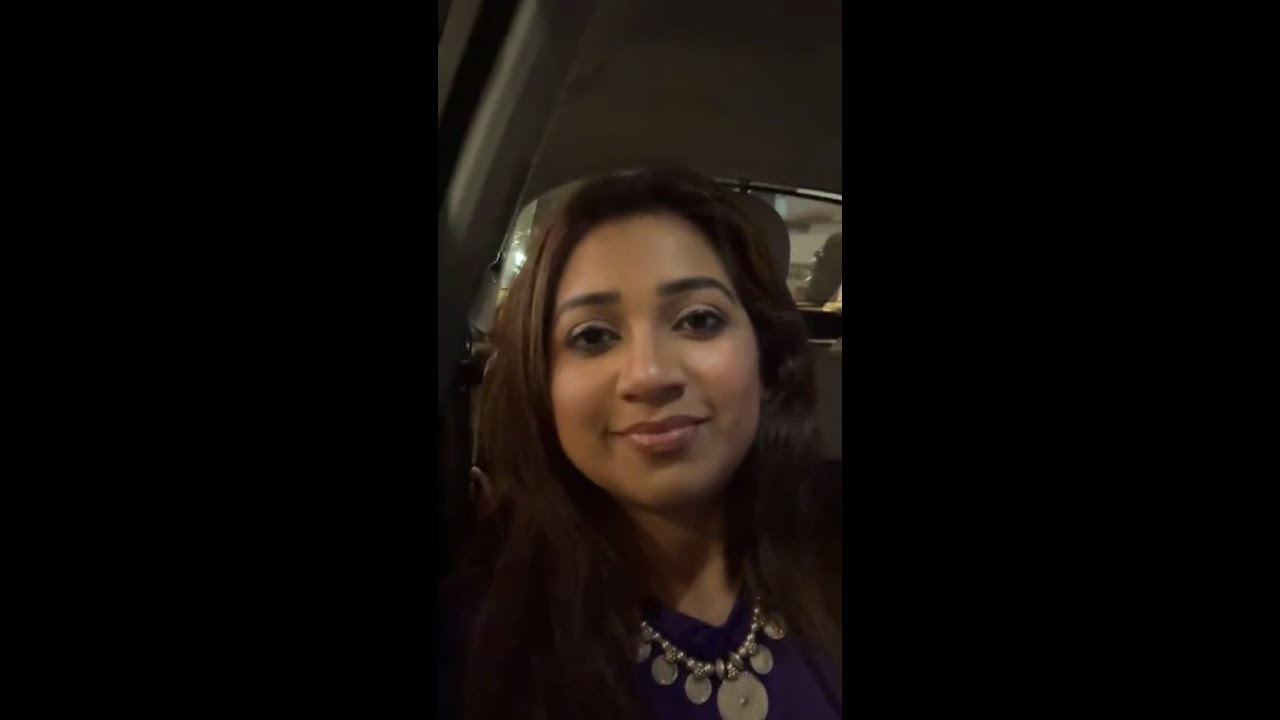 @ShreyaGhoshalOfficial birthday special live #happybirthday 🍰❤️