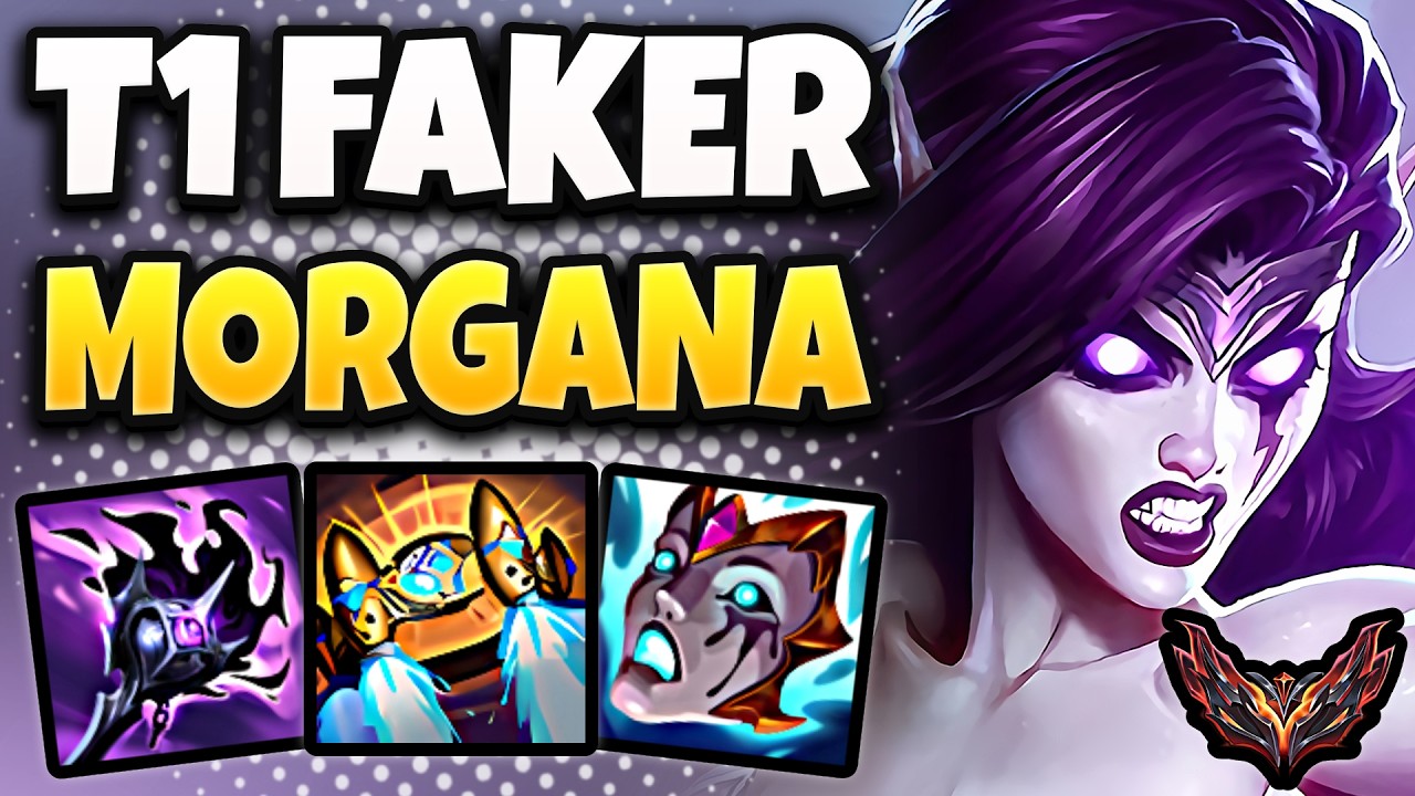 T1 Faker Morgana vs Annie [ MID ] Korea Grandmaster Patch 25.17