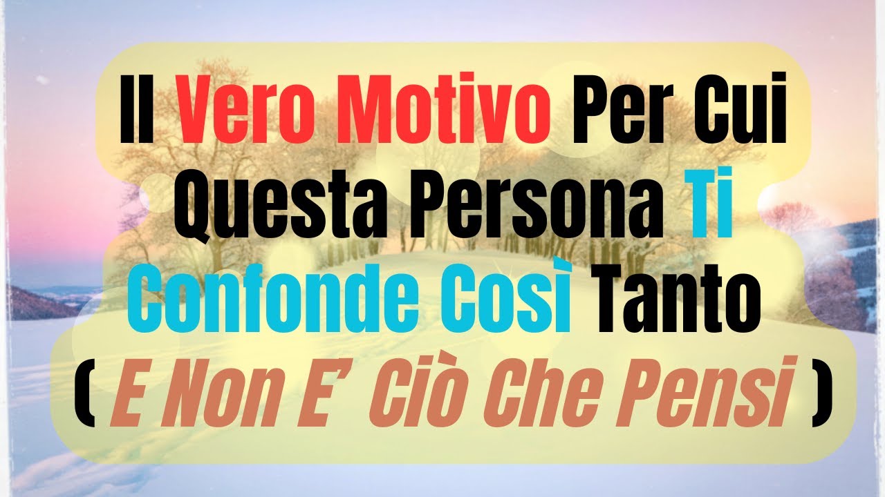 Il Vero Motivo Per Cui Questa Persona Ti Confonde (Non È Ciò Che Pensi) | Fatti Psicologici