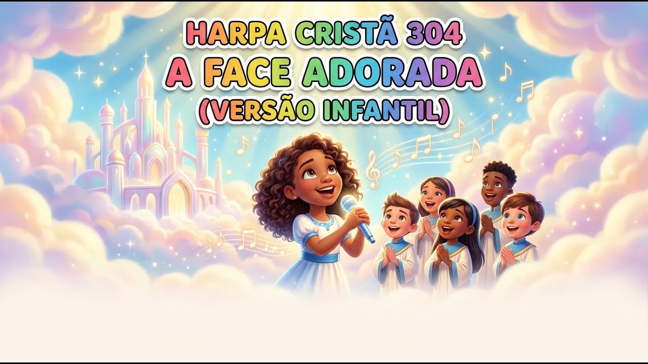 A Face Adorada ✨👧👦 | Harpa Cristã 304 (Versão Infantil)