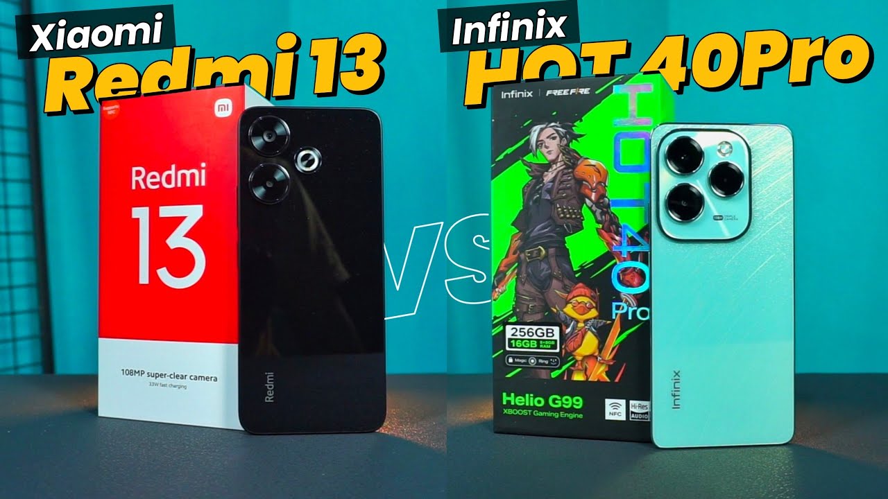 Redmi 13 vs Infinix Hot 40 pro HARGA BEDA DIKIT MENDING YANG MANA..??