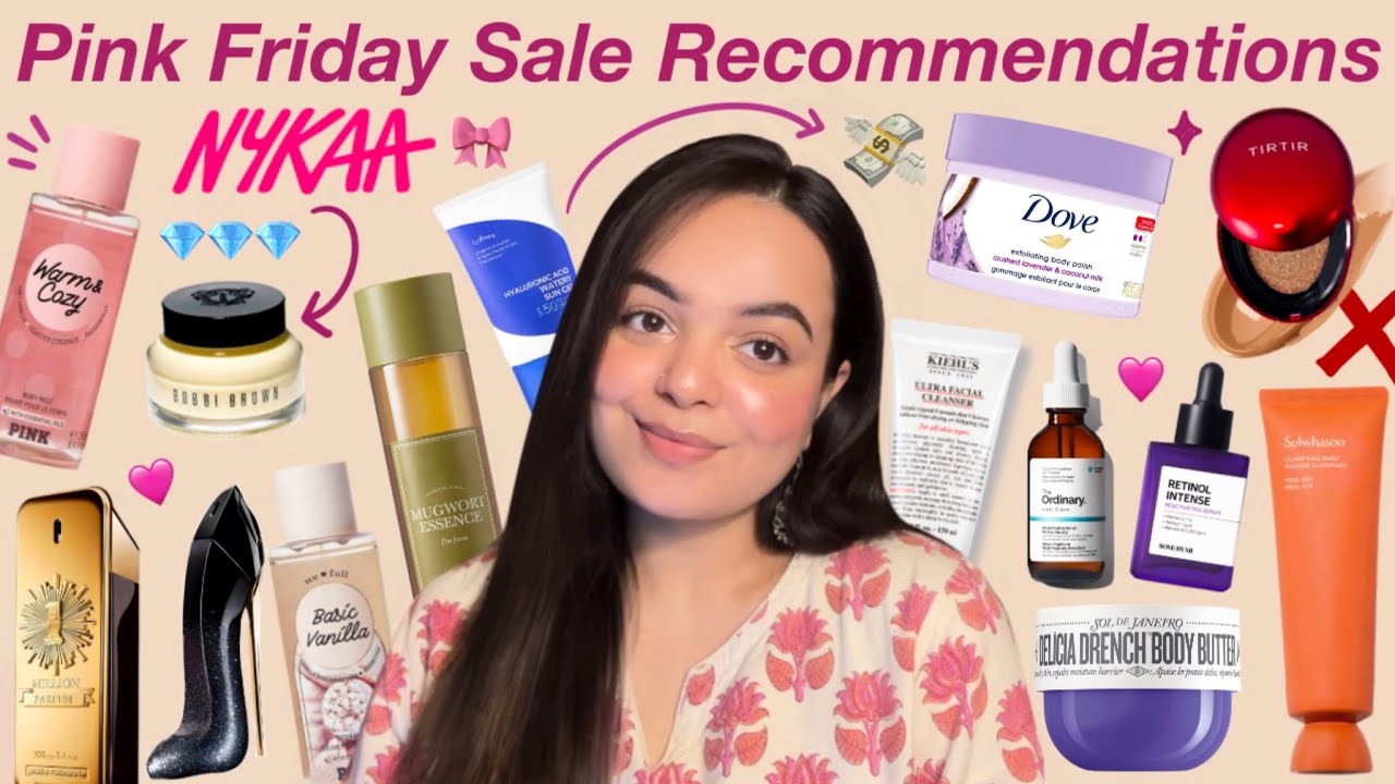 Nykaa✨Розовая пятница✨Рекомендации по распродаже🛍️ Уход за кожей, телом, волосами и макияж🧴🫧 Тоне...