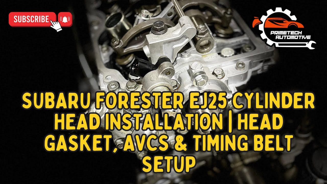 Установка головки блока цилиндров EJ25 на Subaru Forester | Прокладка головки блока, система AVCS...