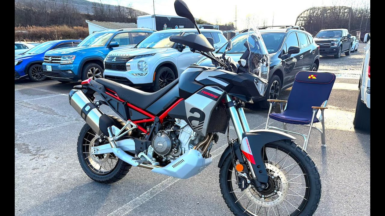 Aprilia Tuareg 660 She's A Spry Girl Adventure Bike Mountain Ride PA #487