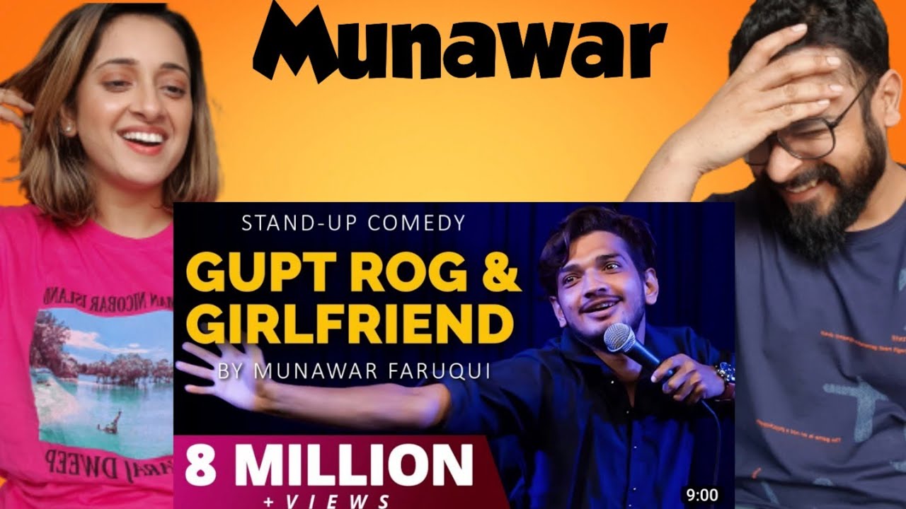 Gupt Rog & Girlfriend | Munawar Faruqui || REACTION VIDEO | VIBHAV & SONAM