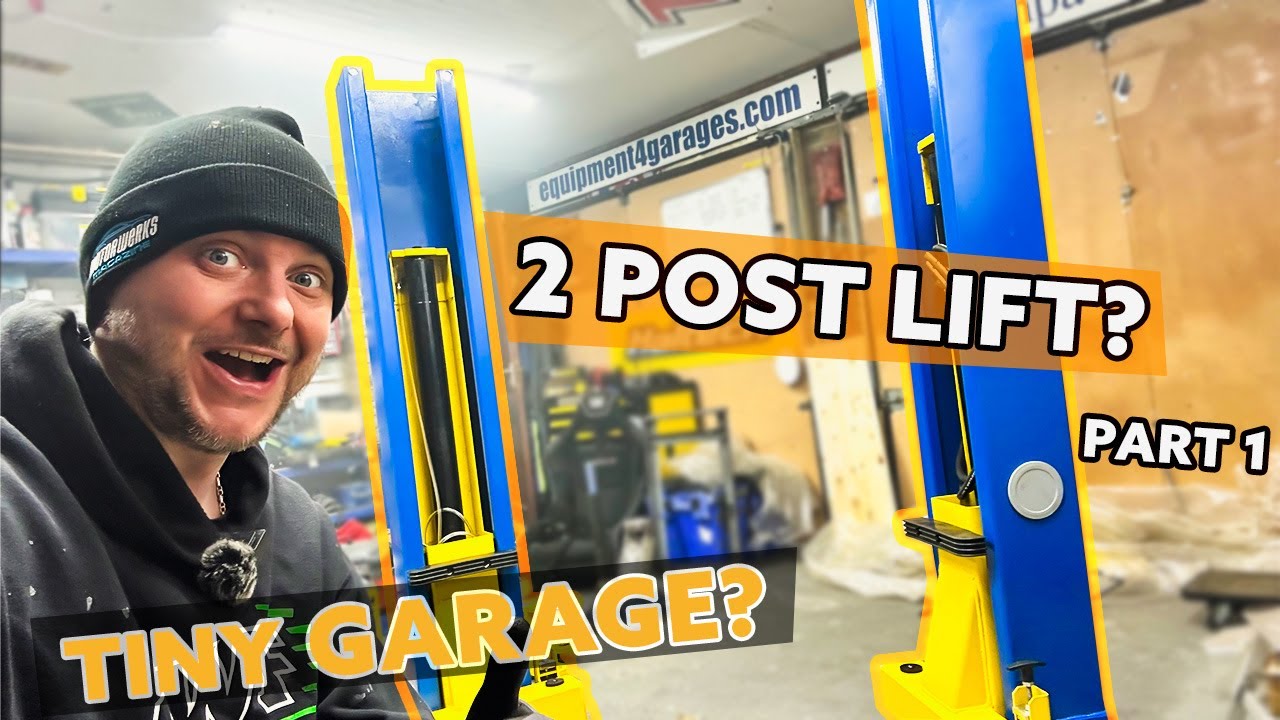 Можно ли установить двухстоечный подъёмник в маленьком гараже? @Equipment4Garages Двухстоечный по...