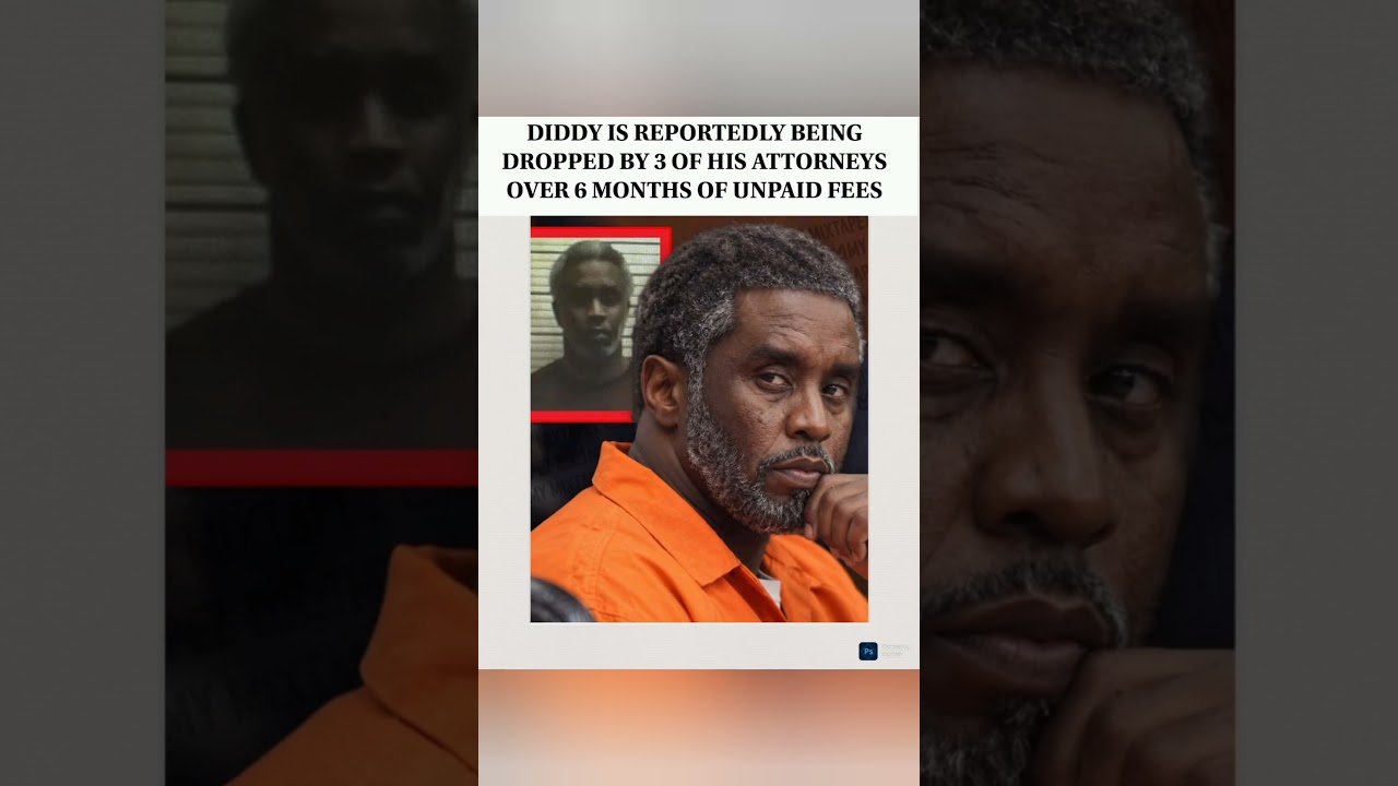 Diddy reportedly loses 3 attorneys over unpaid legal fees. ⚖️ #Diddy #News #Viral