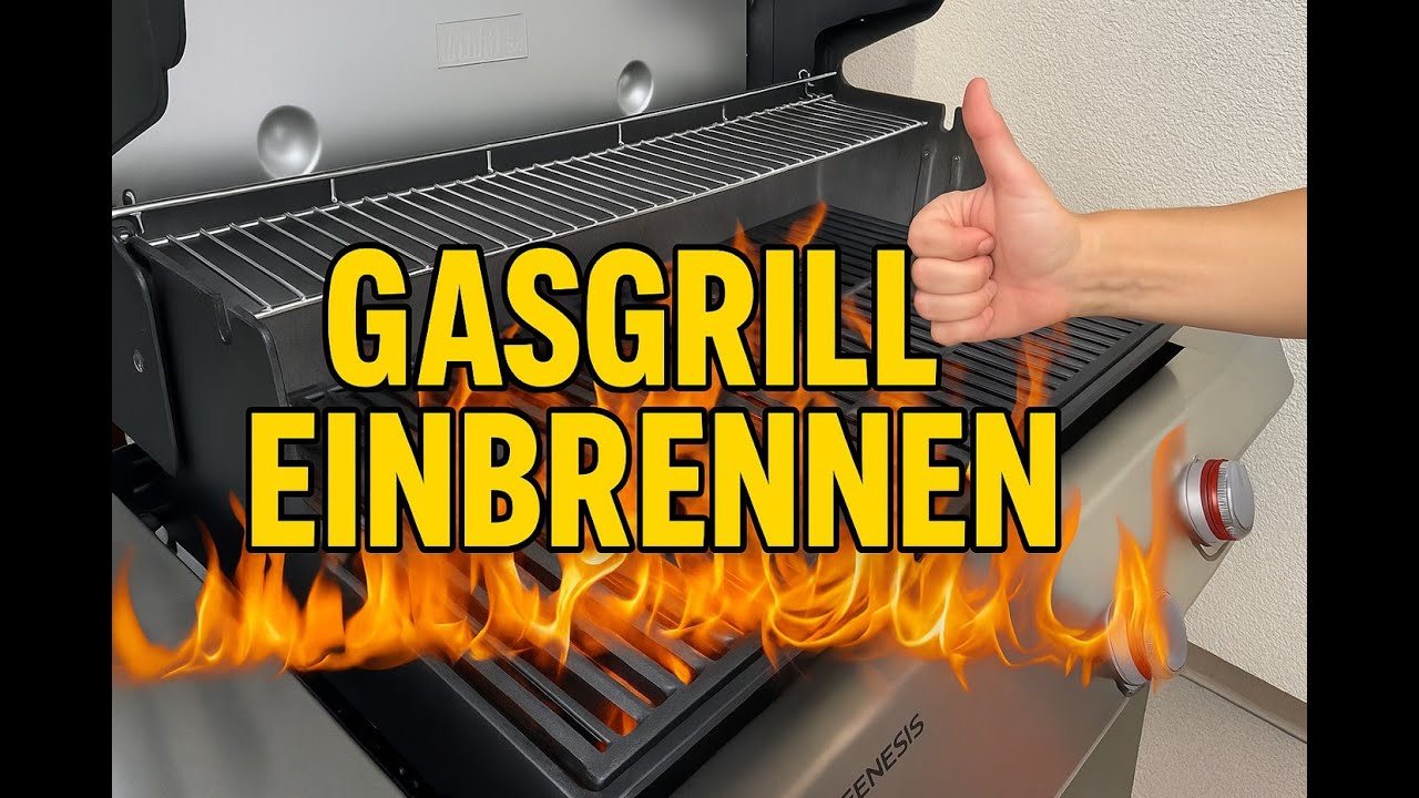 Gasgrill ausbrennen / einbrennen: Der wichtigste Schritt vor dem Grillen!🔥in 100 Sekunden erkl&auml;rt.