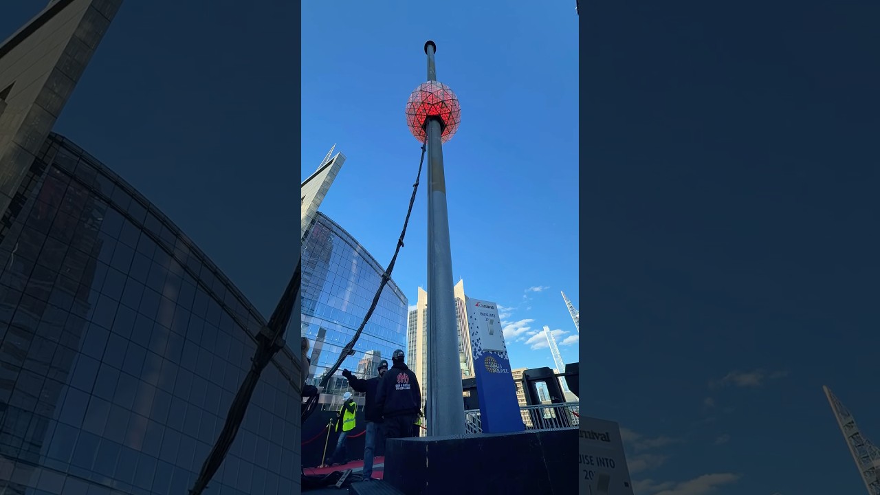 Testing the 2025 New Year&rsquo;s Eve Ball Drop