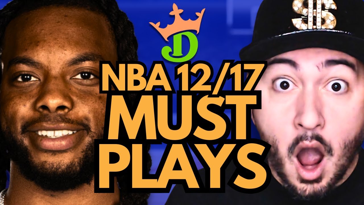 NBA DFS Wednesday 12/17 (DraftKings NBA MUST PLAYS) | NBA DFS Picks