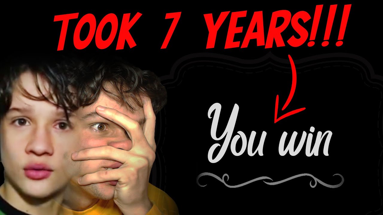 It Took me 7 YEARS To Beat This Horror Game...