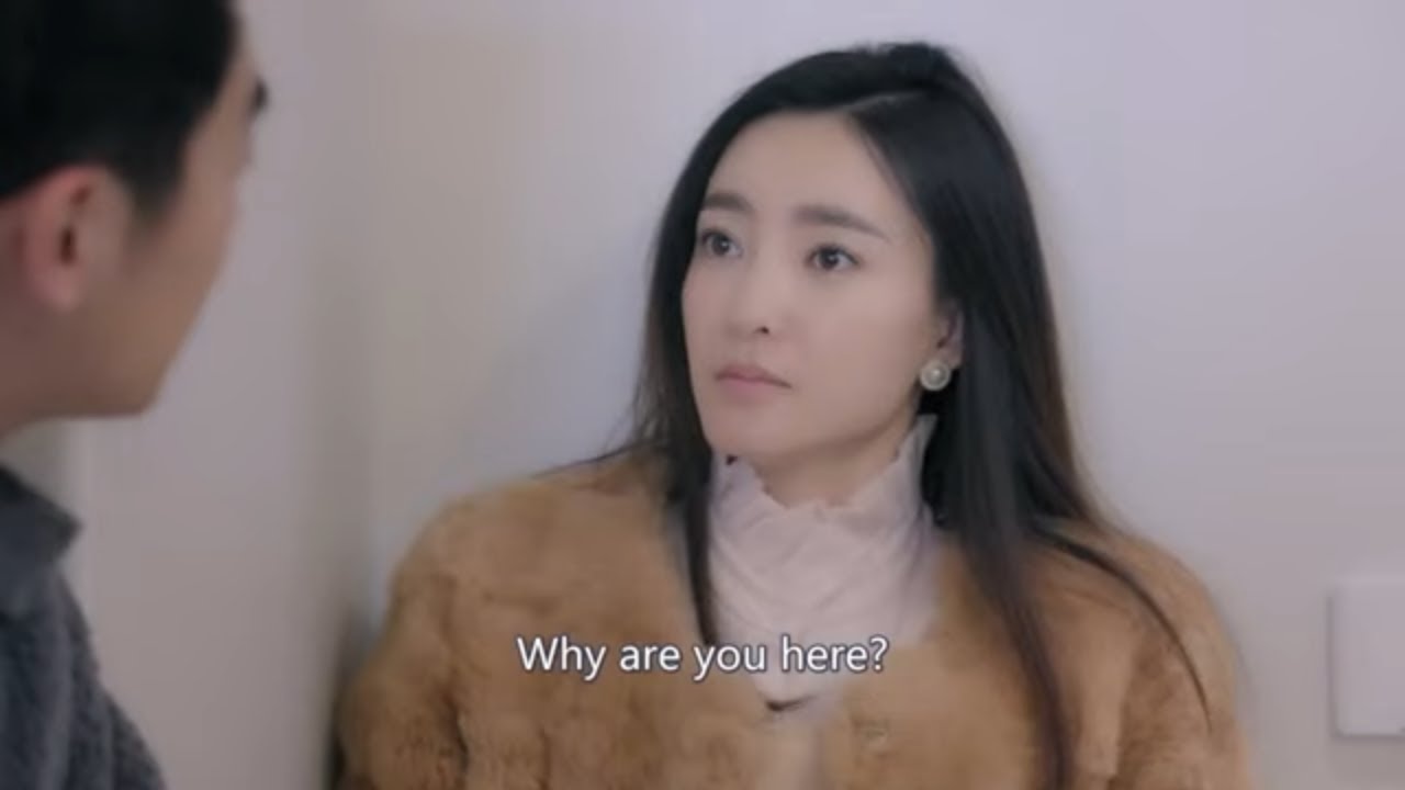 She followed him to the hospital and saw him talking to a woman secretly.