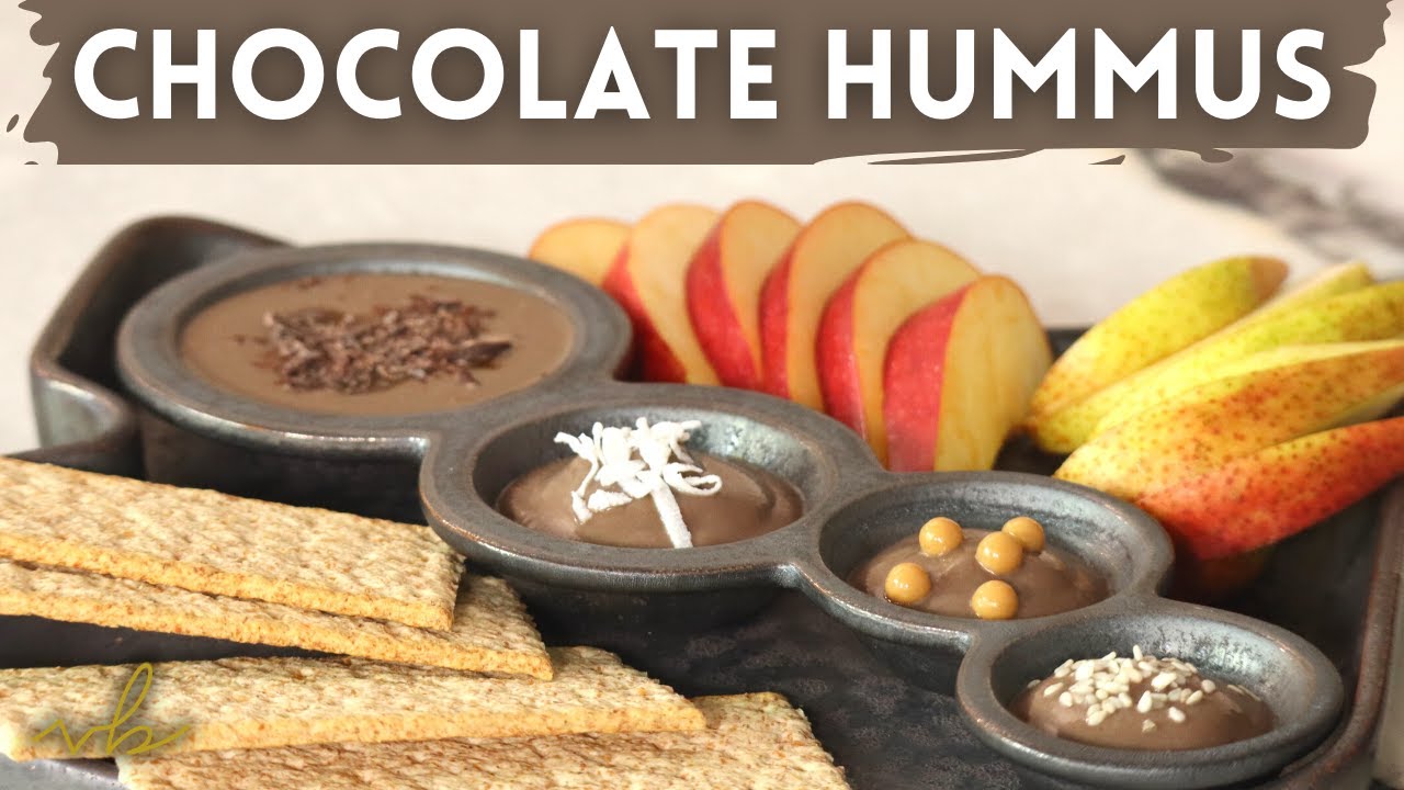 Healthy Homemade Chocolate Hummus