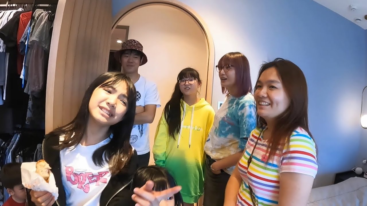 去彼得爸家參觀他們超漂亮的新家，壞掉女孩、即期女孩全員到齊。