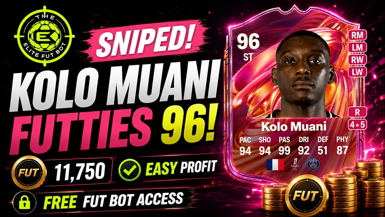 I Sniped 96 OVR FUTTIES Randal Kolo Muani! 😱 Best FC 26 Sniping Bot (FREE AUTOBUYER)