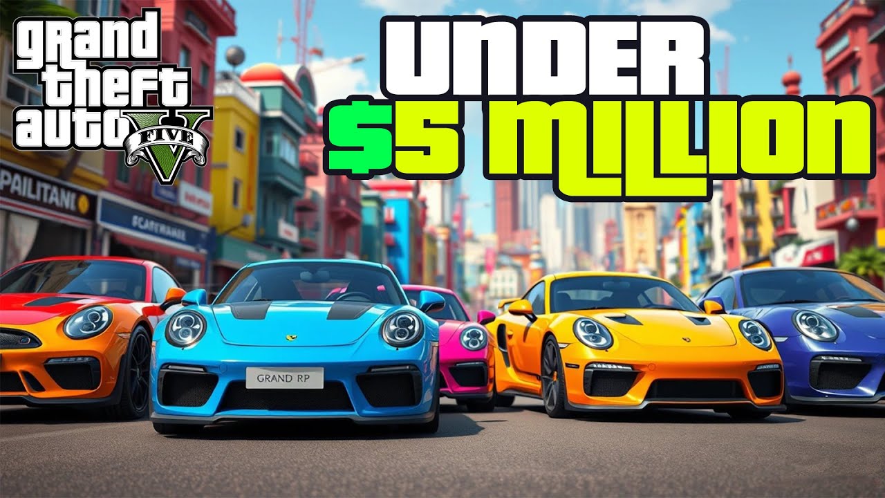 5 BEST Cheap Cars in GTA Grand RP Under $5Million in 2024 | In Hindi