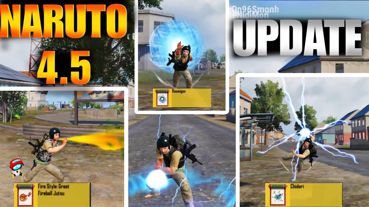 Finally 4.5 Naruto Update Is Here 😍 Super 8 Powers and Hidden leaf Village Mode 🔥 #bgmi #gaming 
