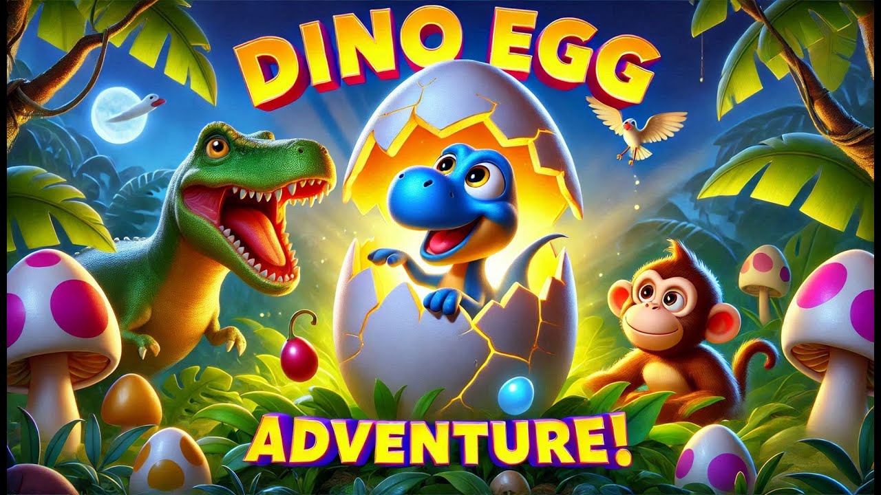 DINO EGG ADVENTURE! 🦖 Watch Baby Dino Hatch & Explore The World | Fun Kids Song