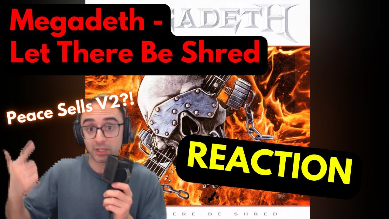 Let There Be Shred (Megadeth) REACTION by Mouth Drummer MxD