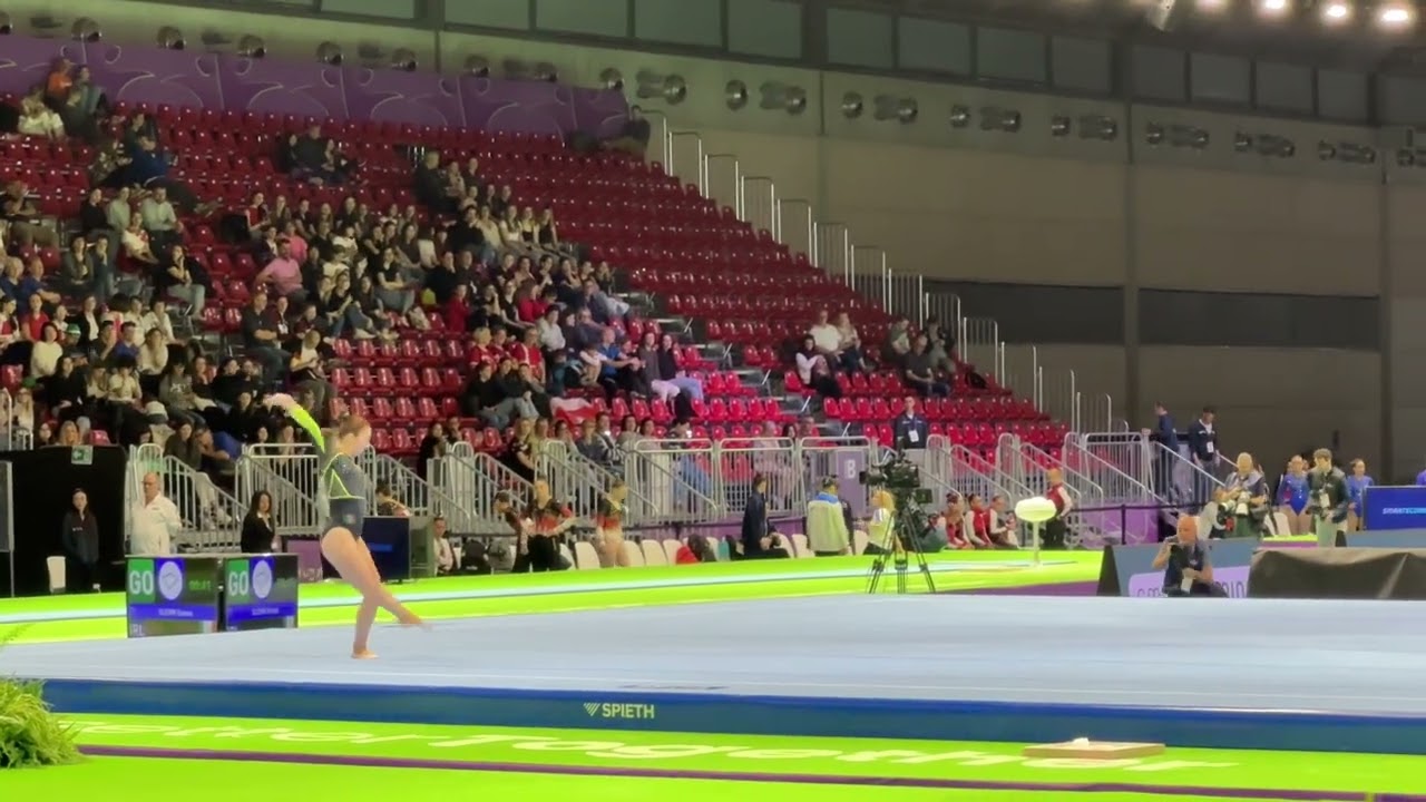Emma Slevin Floor - 2024 European Gymnastics Championships Qualifications