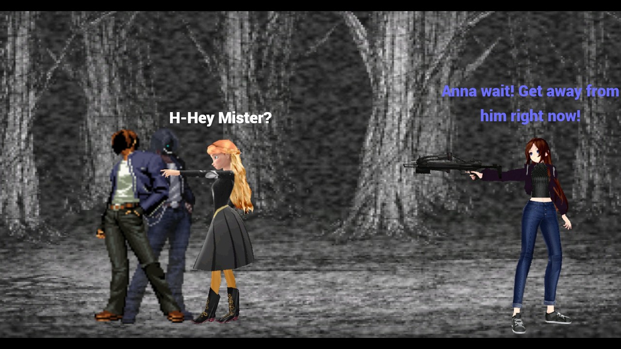 KOF Random Flash Kyo-1.EXE (me) vs Ashlyn & Anna