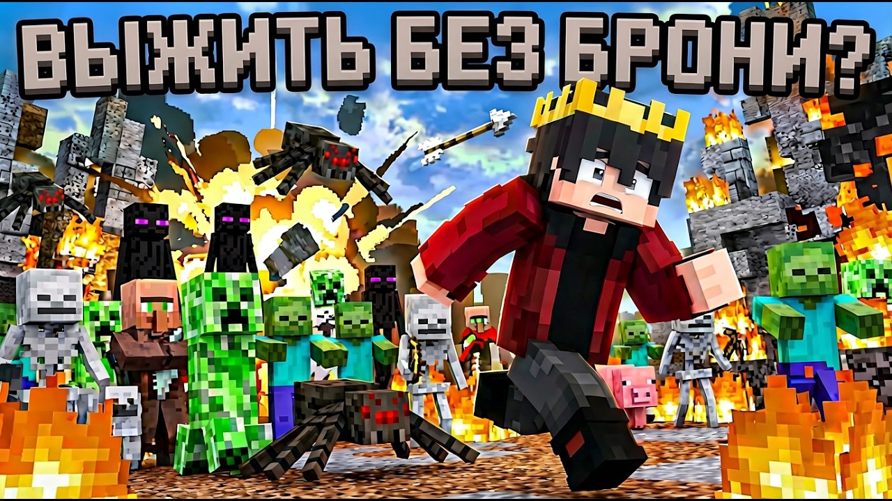 ЧЕЛЛЕНЖ: ИГРАЕМ БЕЗ БРОНИ - КАК ДАЛЕКО Я ЗАЙДУ???? /  CSC / КСК / Custom Steve Chaos
