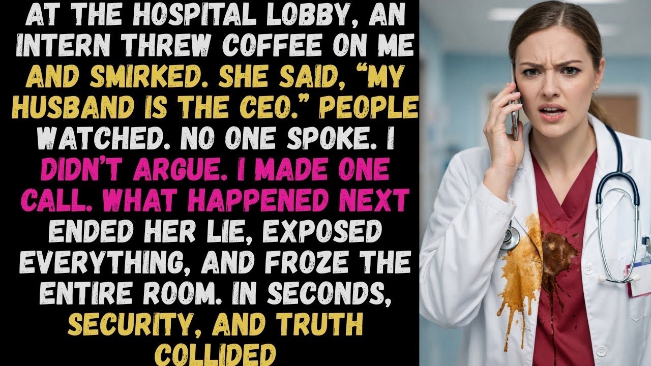 An Intern Threw Coffee On Me And Claimed The CEO Was Her Husband — So I Made One Call...