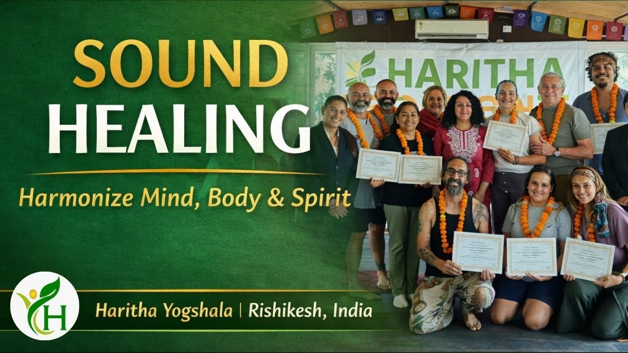 Learn Best Sound Healing Teacher Training Diploma Course | Haritha Yogshala, Rishikesh