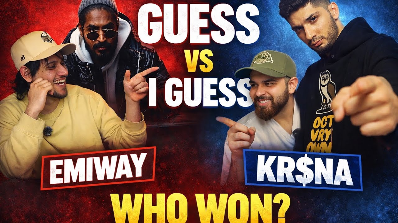 EMIWAY REPLIED TO KRSNA ??? | I GUESS VS GUESS REACTION 🔥 | BROWN LENS
