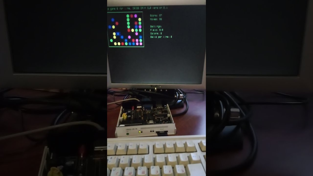 CRISS CP/M DIY Personal Computer (Color Version) - Game 