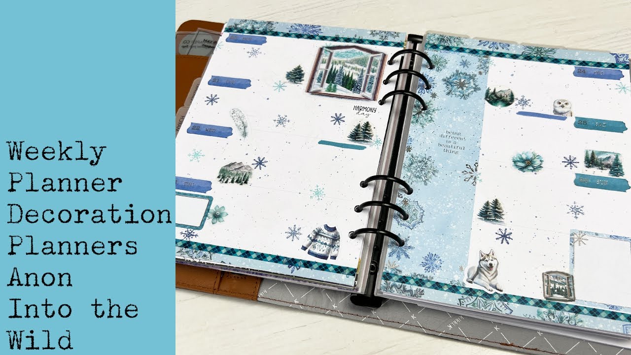 Weekly Planner Decoration - Planners Anonymous Into the Wild