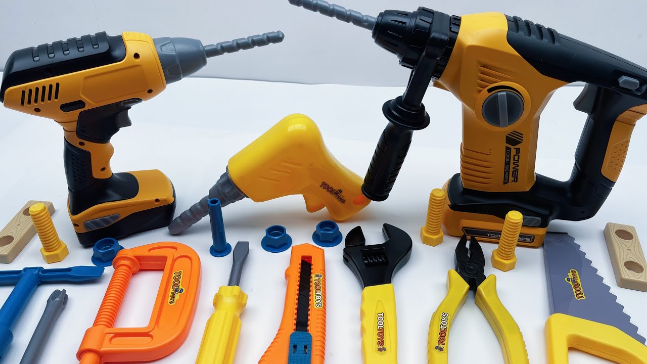 11 min to open the box, satisfied with the electric screwdriver, screw assembly toolbox | Toy Review