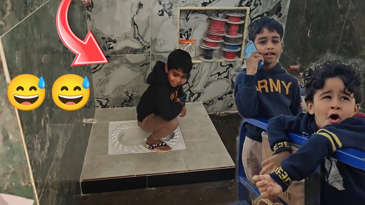 حمام علاوي كمل واول واحد يدخلة جقجوقة😅